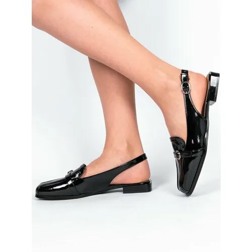 Туфли слингбэки MADELLA, размер 37, черный