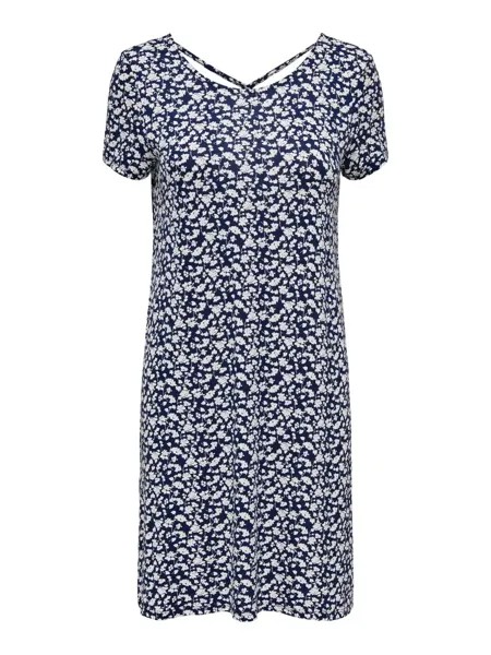 Мини-платье ONLBERA BACK LACE UP S/S DRESS JRS NOOS 