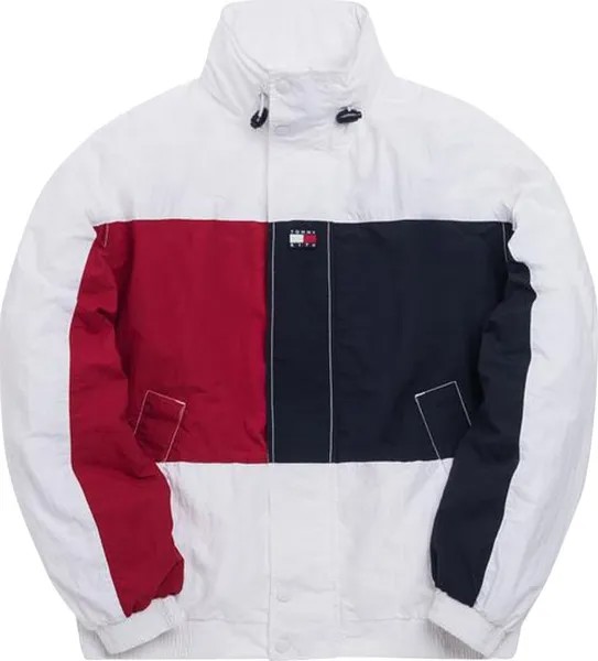 Куртка Kith x Tommy Hilfiger Colorblock Sailing Jacket 'White', белый