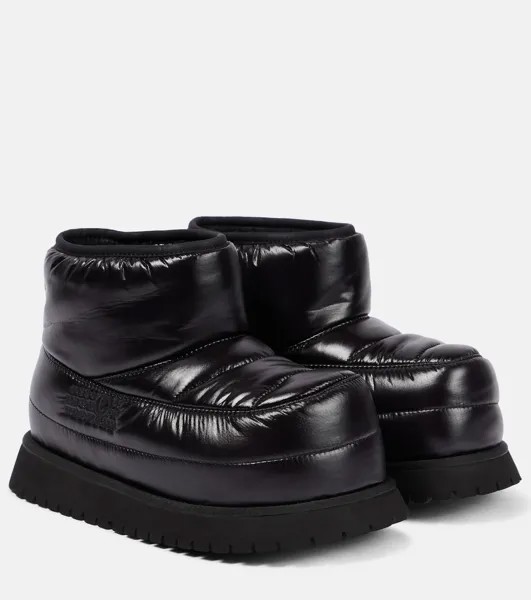 Утепленные ботинки до щиколотки Mm6 Maison Margiela, черный