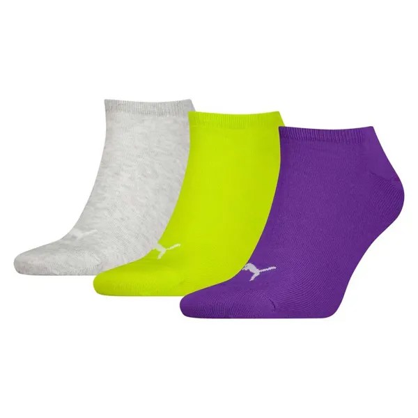 Носки Puma Sneaker Plain 3 шт, разноцветный