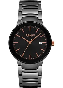 Fashion наручные  женские часы Obaku V280LDBBCB. Коллекция Pil Lille