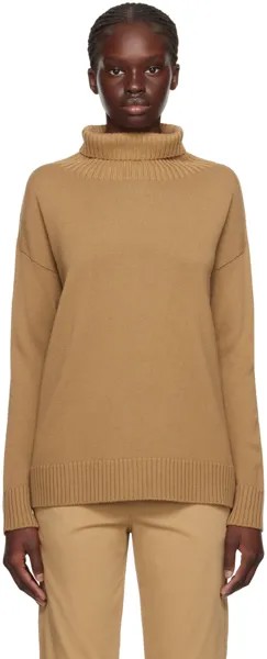 Светло-коричневая водолазка Nuble Max Mara Leisure