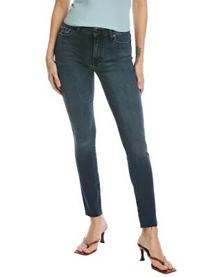 Женские джинсы скинни до щиколотки с высокой талией 7 For All Mankind Alleyway, синие 27