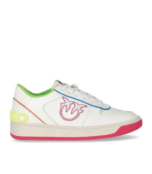 Pinko Bondy White Neon Sneaker Женщина