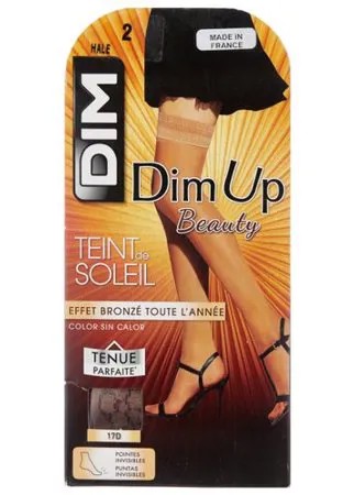 Чулки DIM Dim Up Teint de Soleil, 17 den, размер 2, hale (бежевый)