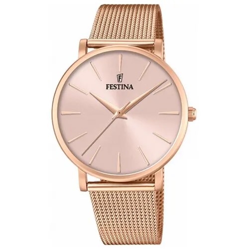 Наручные часы FESTINA Boyfriend, розовый, золотой