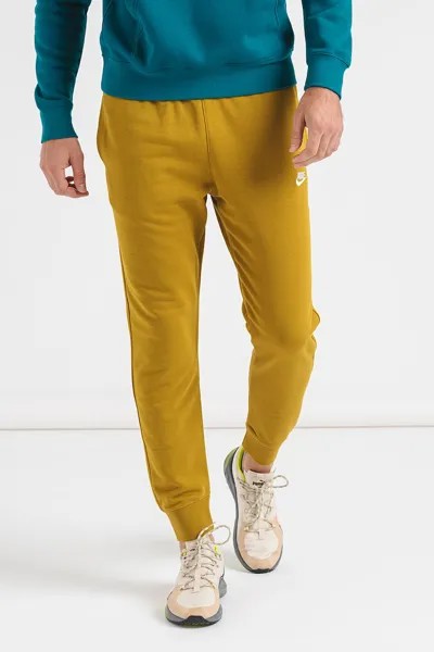 Зауженные спортивные брюки Sportswear Club с карманами Nike, желтый