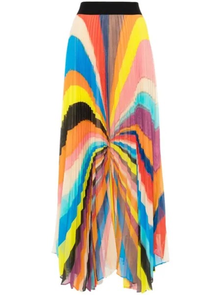Alice + olivia юбка макси Katz WWB, оранжевый