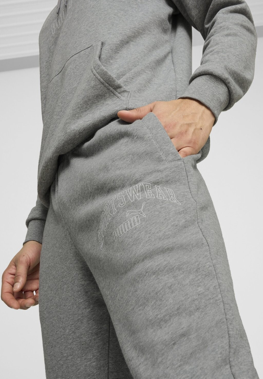 Спортивные брюки ESS LOGO LAB Puma, серый