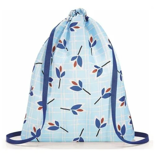 Рюкзак складной Reisenthel Mini Maxi Sacpack Leaves Blue