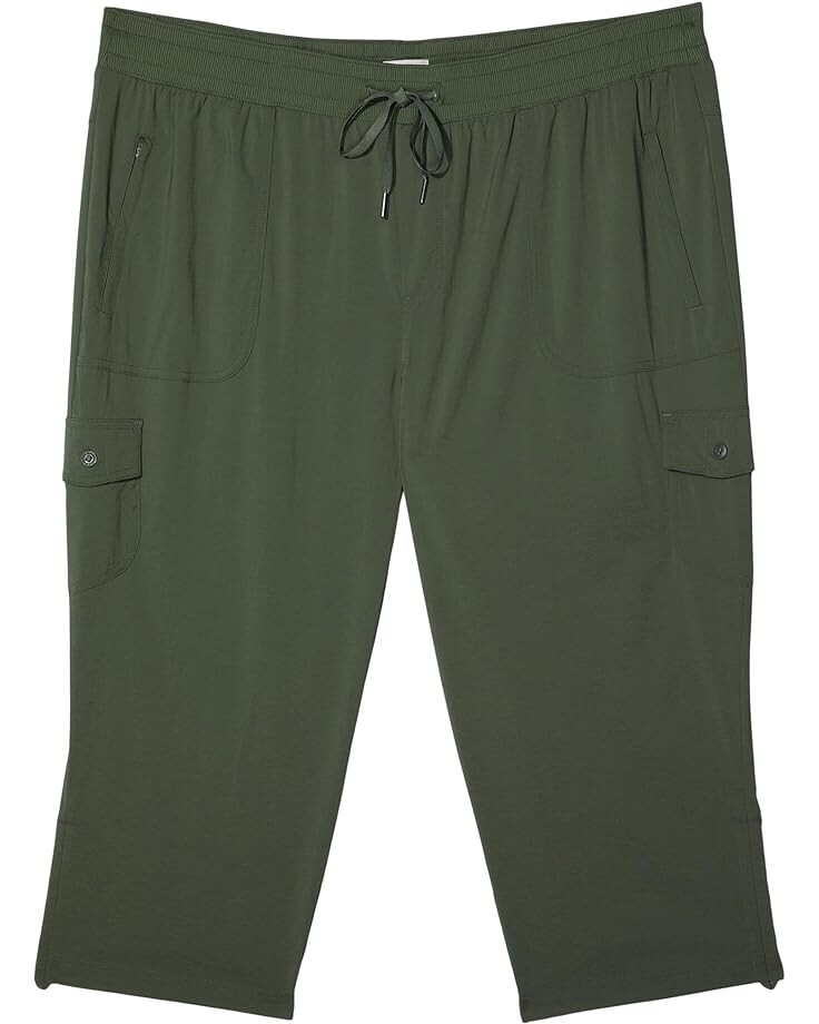 Брюки L.L.Bean Plus Size Vista Camp Crop, цвет Thyme