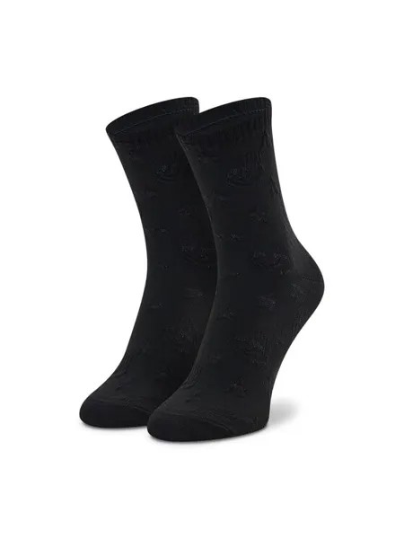Высокие женские носки Chiara Ferragni, черный