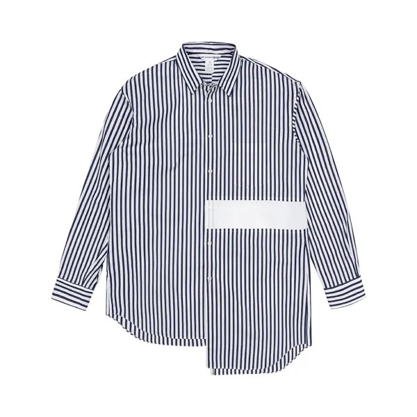 Comme des Garçons SHIRT Асимметричная рубашка с поясом, цвет Многоцветный