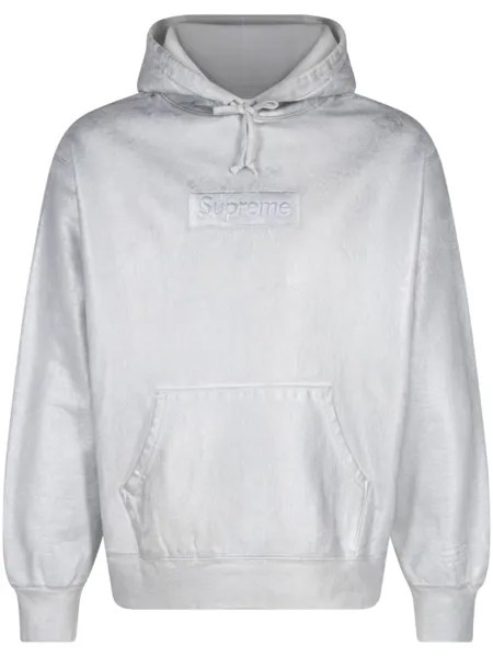 Худи из фольги с логотипом X MM6 Maison Margiela Supreme, белый