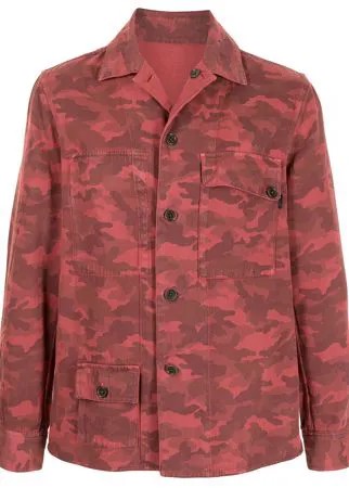 PS Paul Smith двусторонняя куртка-рубашка с камуфляжным принтом