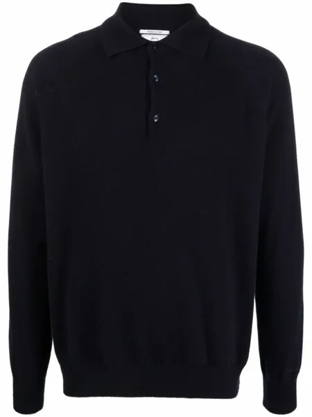 Woolrich кашемировая рубашка поло Luxe, синий
