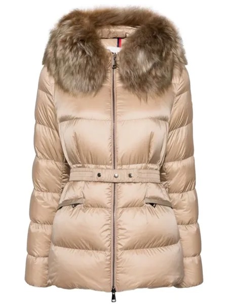 Moncler пуховик Boed, нейтральный цвет