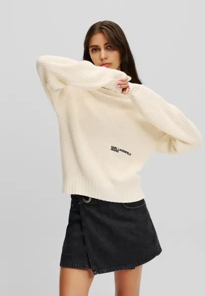 Джемпер ROLL-NECK Karl Lagerfeld, белый