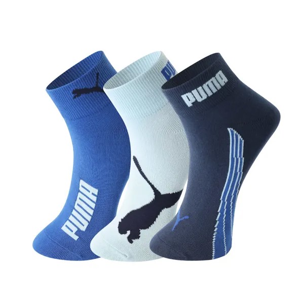 Мужские носки до середины икры Puma, цвет 013 blue (3 pairs)