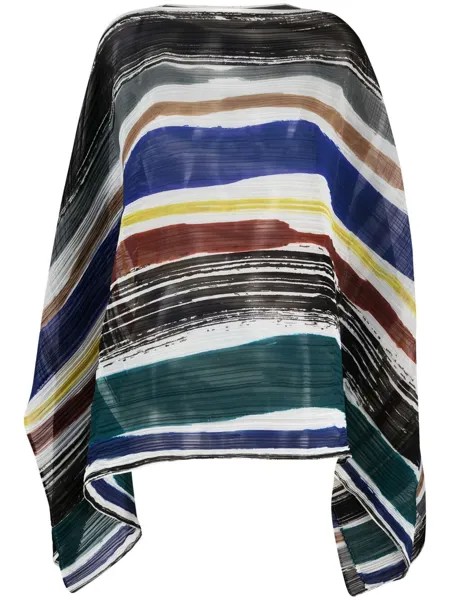 Pleats Please Issey Miyake накидка с абстрактным узором