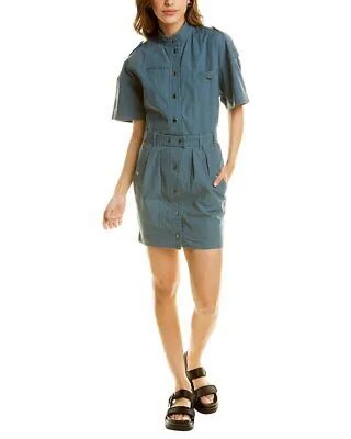 Isabel Marant Étoile Rodwell Платье-рубашка женское синее 34