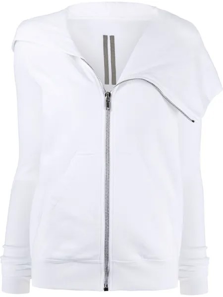 Rick Owens DRKSHDW джемпер с косой молнией