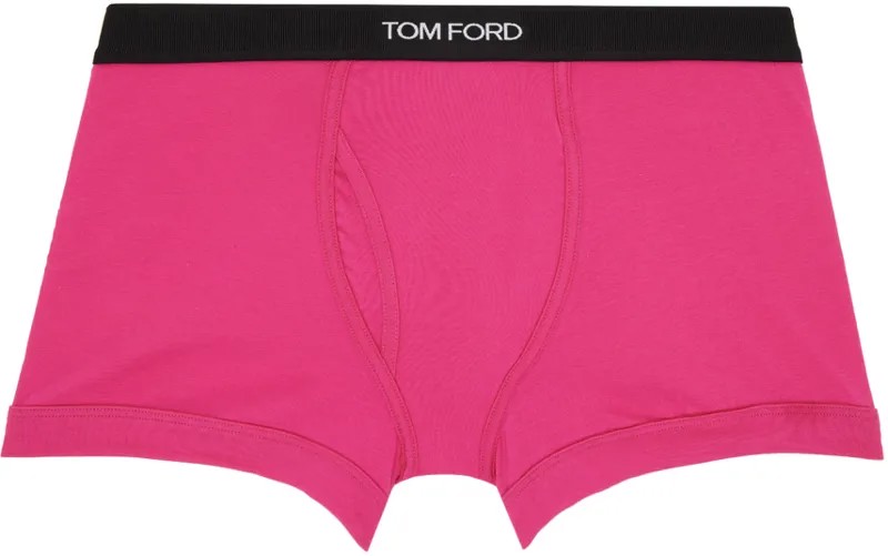 Розовые боксеры классического кроя Tom Ford, цвет Hot pink