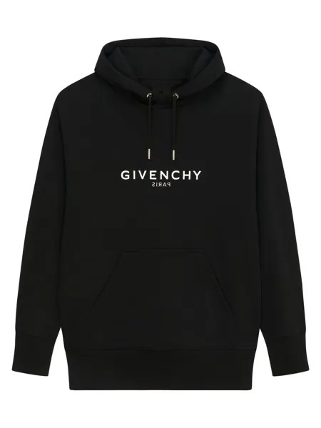 Худи из обратного флиса Givenchy, черный