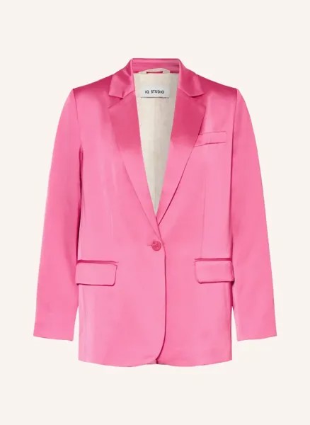 Атласный пиджак danica Iq Studio, розовый