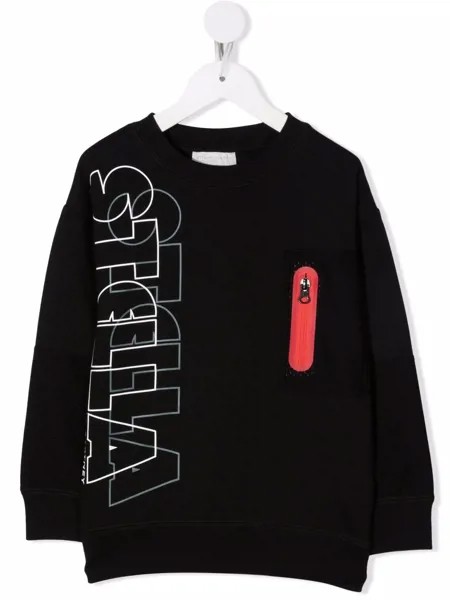 Stella McCartney Kids logo-print sweatshirt