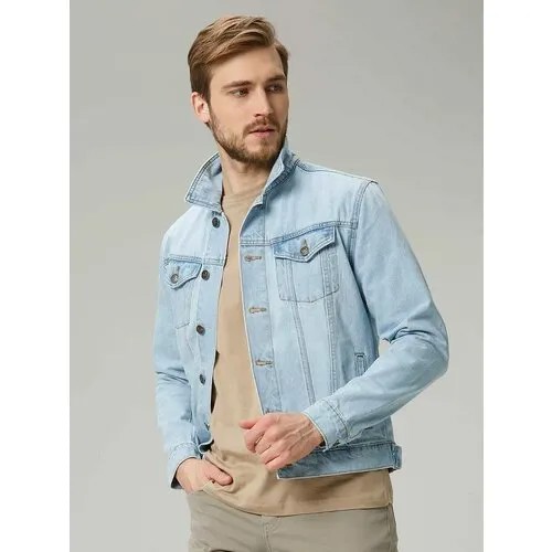 Мужская джинсовая куртка MJCK035-1 р. S, голубой