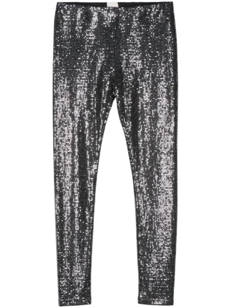 ISABEL MARANT легинсы Joshua с пайетками, черный