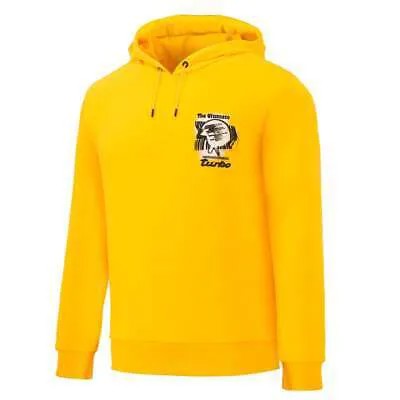 Puma Pl Graphic Pullover Hoodie Mens Yellow Повседневная верхняя одежда 533786-06