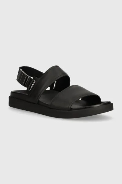 Кожаные сандалии Calvin Klein, черный