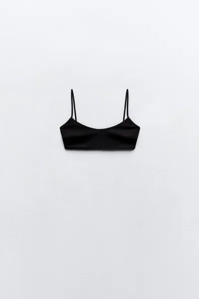 Топ купальник Zara Bikini, черный