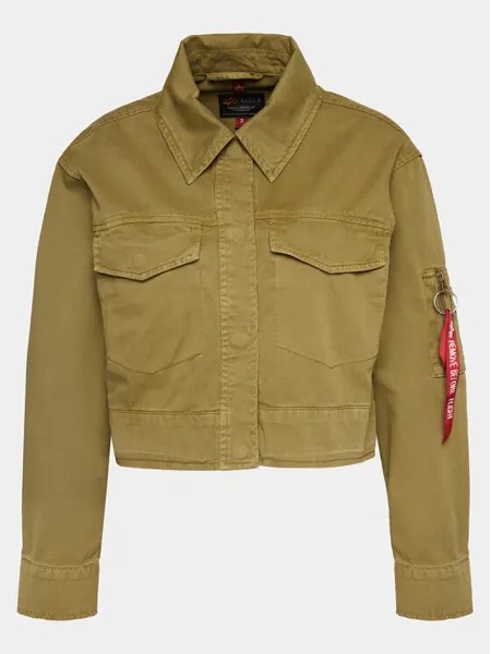 Куртка-переходник оверсайз Alpha Industries, зеленый