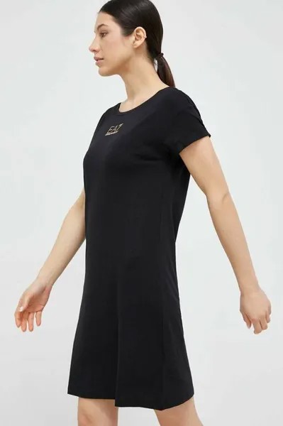 Платье EA7 Emporio Armani, черный