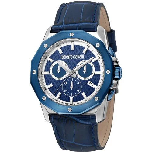 Наручные часы Roberto Cavalli by Franck Muller Gents Наручные часы Roberto Cavalli by Franck Muller RV1G170L0031, синий