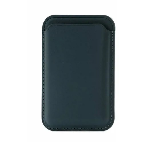 Чехол картхолдер MagSafe Wallet на телефон для банковских карт, пропуска черный, Cardholder магнитный, МагСейф держатель для карт из экокожи в подарок