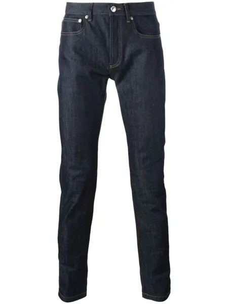 Джинсы кроя слим A.P.C., синий