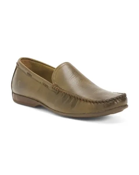 Мужские кожаные туфли Lewis Venetian Driving Moc Frye, цвет Olive