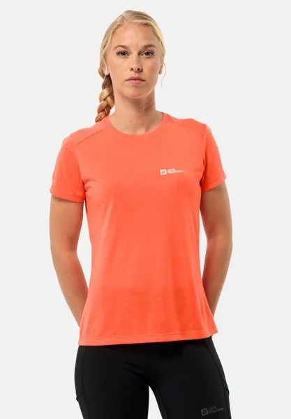 Спортивная футболка VONNAN Jack Wolfskin, цвет digital orange