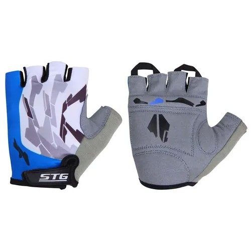 Велосипедные перчатки STG X61877(M / синий/M)