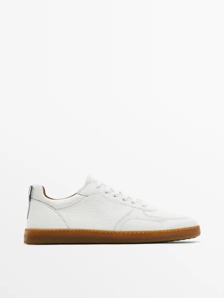 Кеды мужские Massimo Dutti 121401500 белые 42 EU (доставка из-за рубежа)