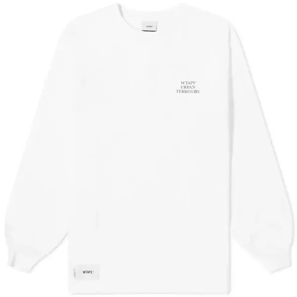 Свитшот Wtaps Wut Sneak Long Sleeve, белый