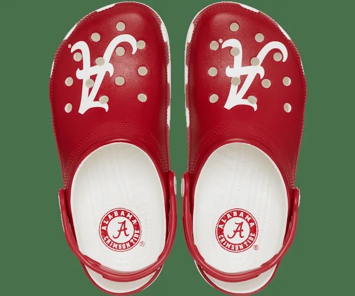 Классические сабо University of Alabama Crocs женские, цвет White