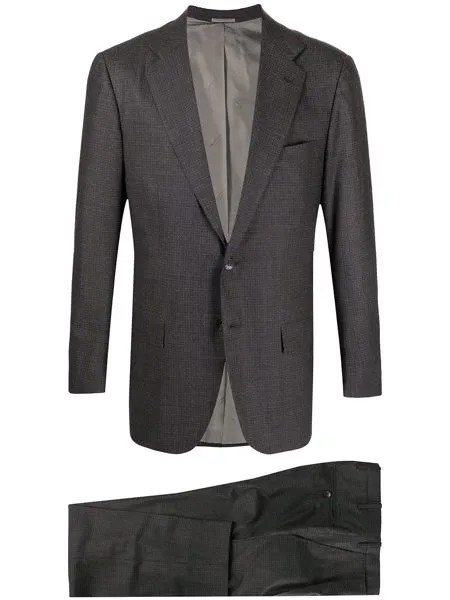 Kiton строгий костюм с однобортным пиджаком