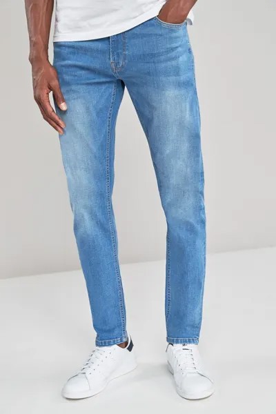 Элегантные эластичные джинсы Next, синий