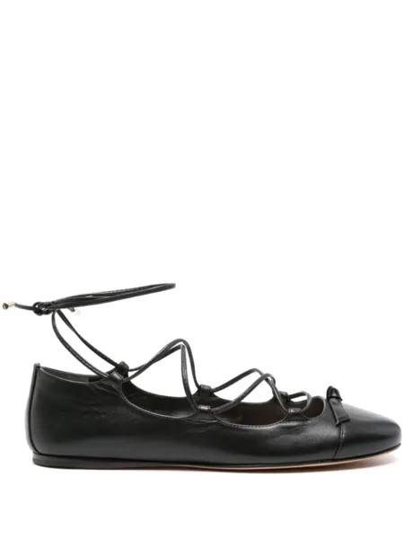 Alexandre Birman балетки Clarita с бантом, черный